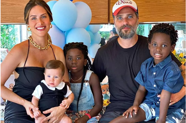 Bruno, Giovanna e filhos