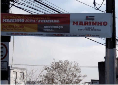 faixas de Luiz Marinho em São Bernardo