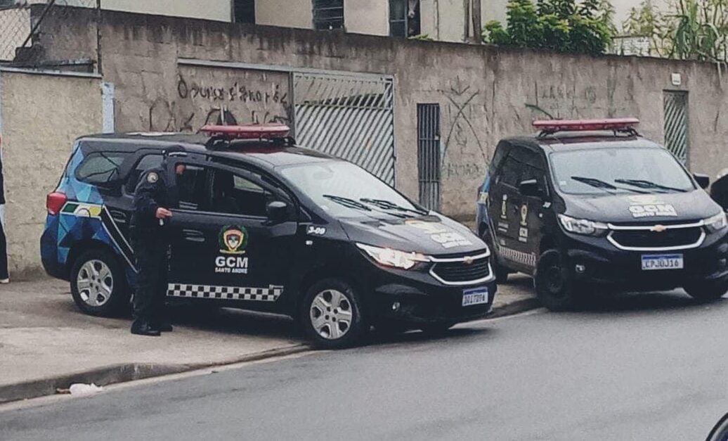 viaturas da GCM em ocorrência