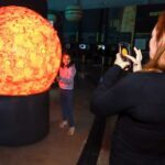 atividade no Planetário de Santo André