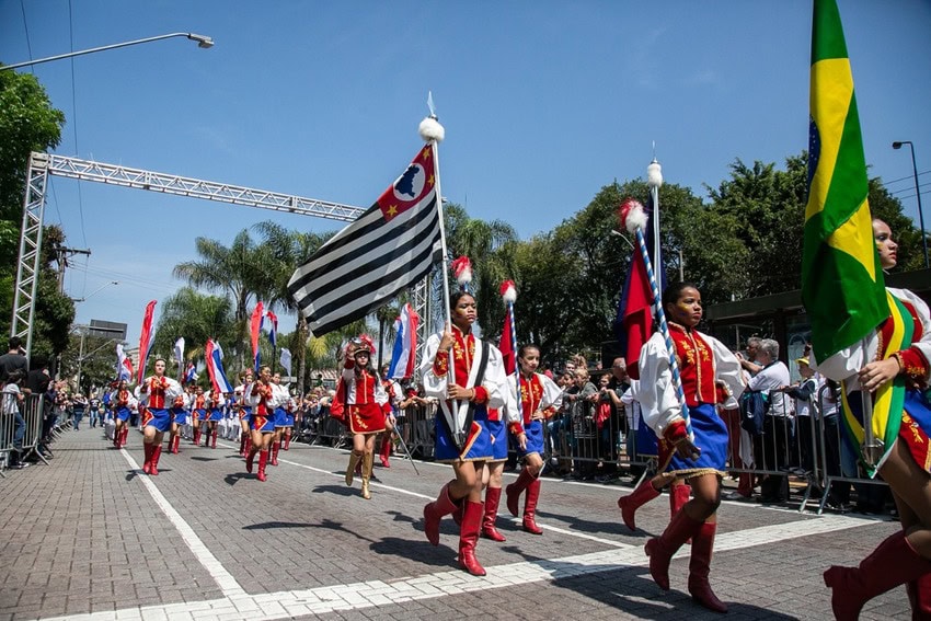 desfile de 7 de setembro em São Caetano