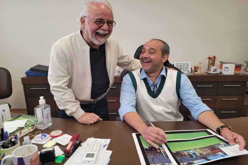 Clóvis Volpi e Guto Volpi