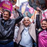 fernando haddad e marcio frança em São Bernardo