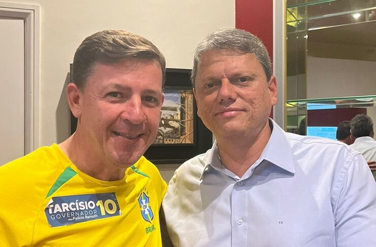 Orlando Morando e Tarcísio de Freitas