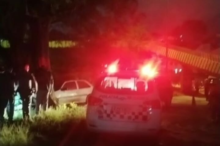 polícia em ocorrência