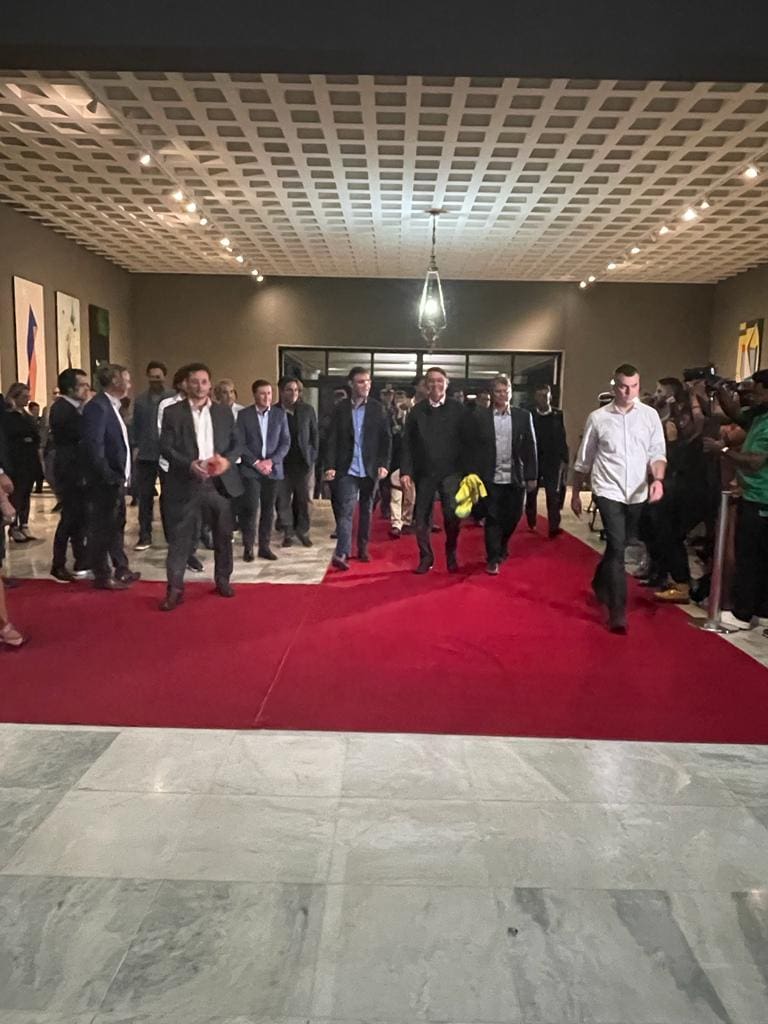 Bolsonaro no Palácio dos Bandeirantes