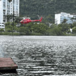 helicóptero do Corpo de Bombeiros