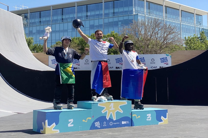 vice-campeão mundial no Patins Street