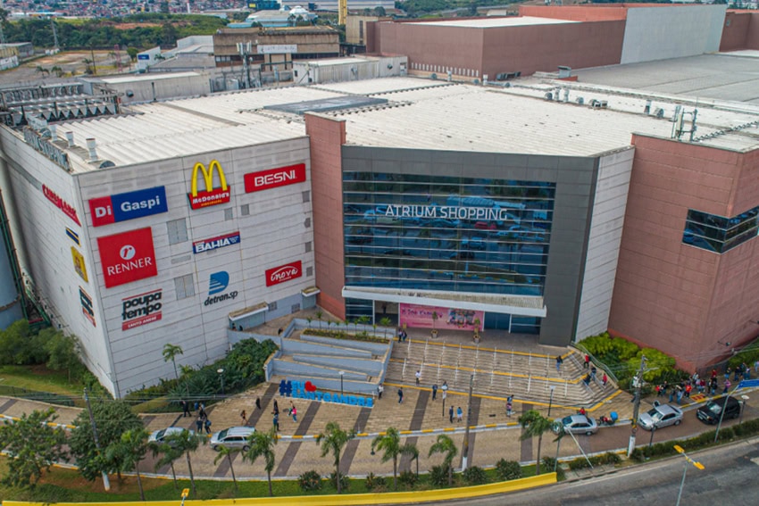 fachada do Atrium Shopping
