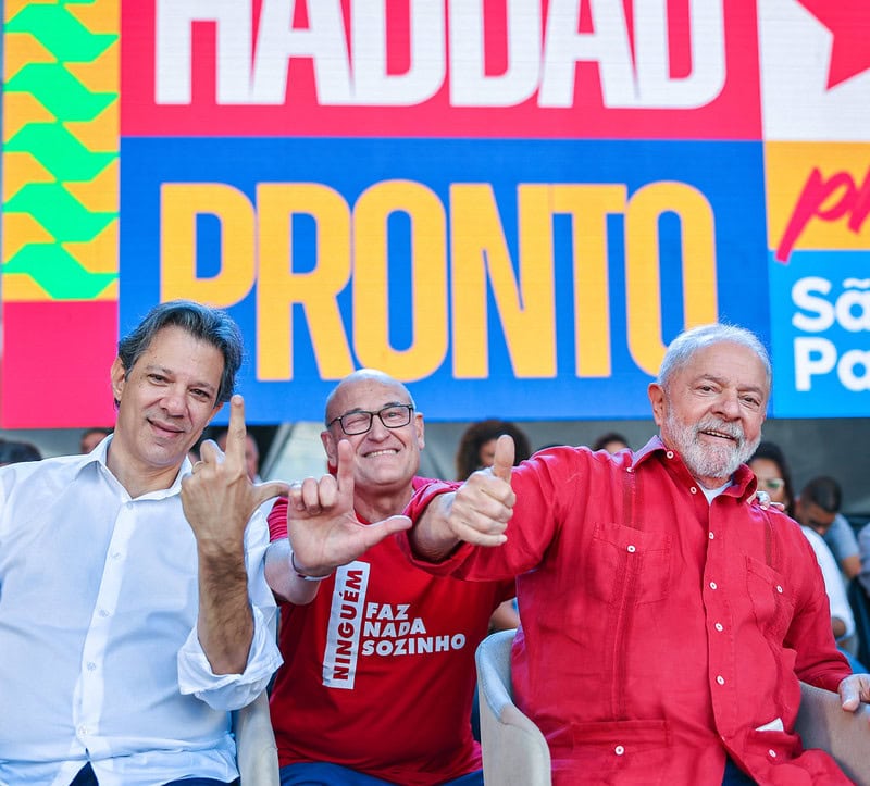 Haddad, Filippi e Lula