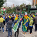 manifestação em Santo André