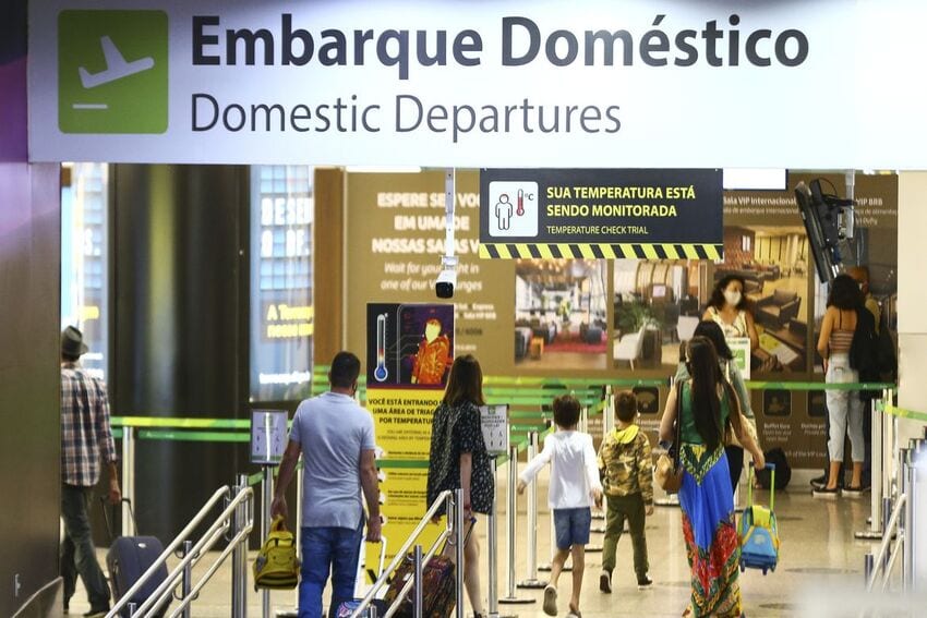 Movimentação de passageiros no Aeroporto