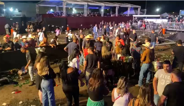 jovens em festa sertaneja de Piracicaba