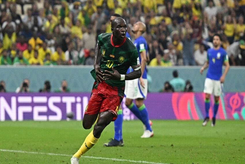 jogador Aboubakar de Camarões