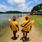 corpo de bombeiros na Prainha do Riacho Grande