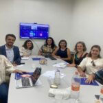 reunião na Secretaria de Saúde