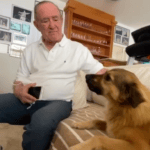 Renato Aragão e a cachorrinha