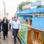 prefeito Orlando Morando na Emeb Celso Daniel