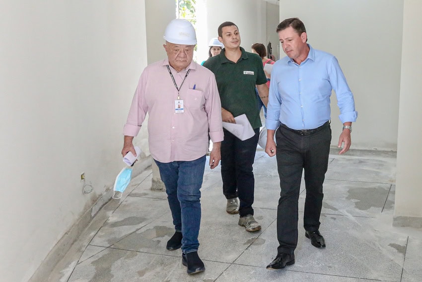 vistoria do prefeito Orlando Morando ao HMO
