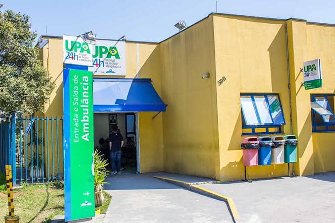 fachada da UPA de Rio Grande da Serra