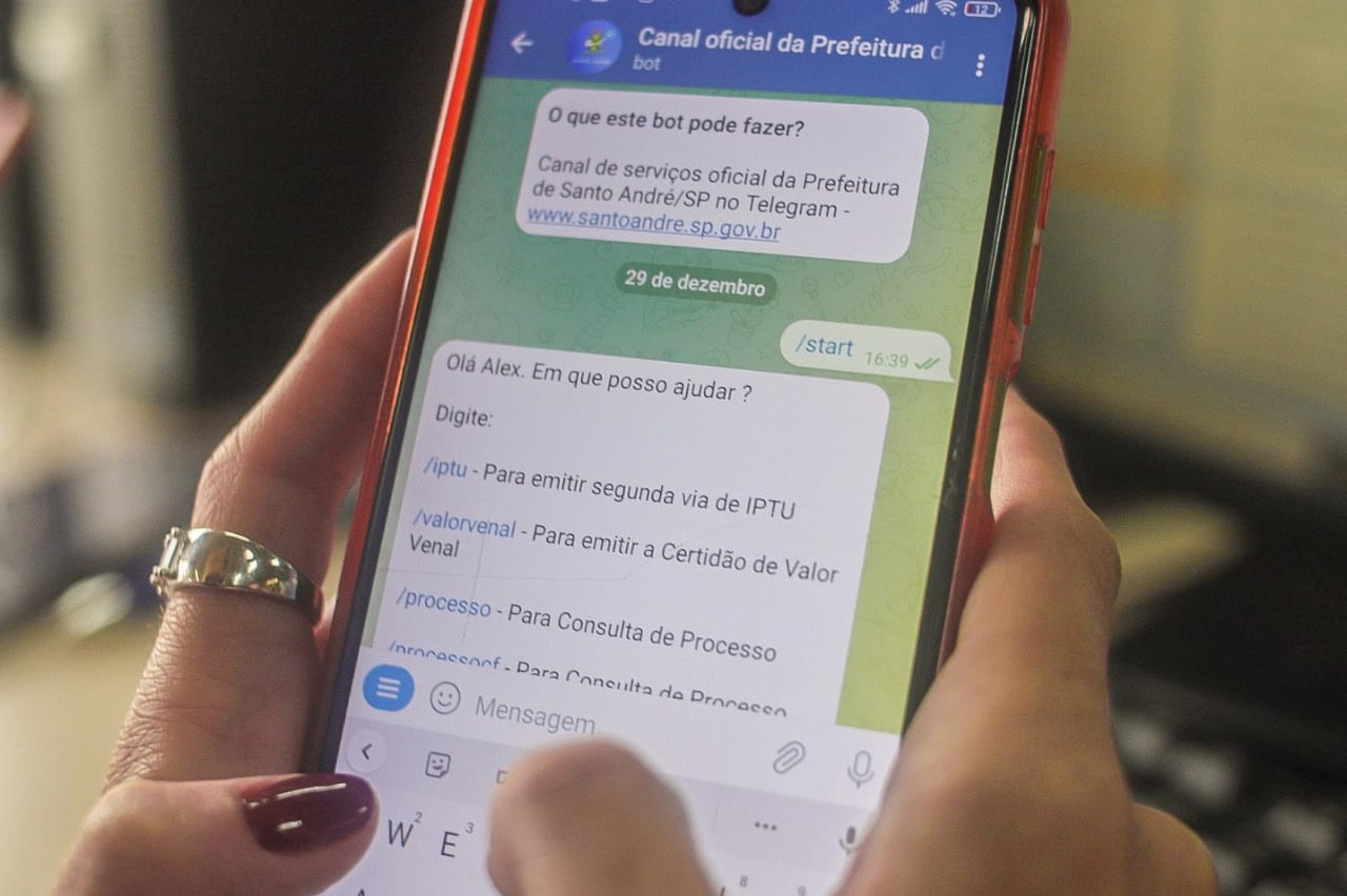 telegram no celular