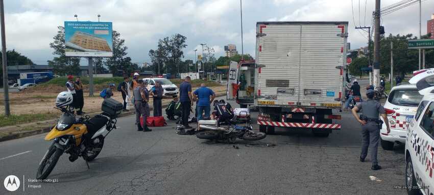 acidente no corredor ABD