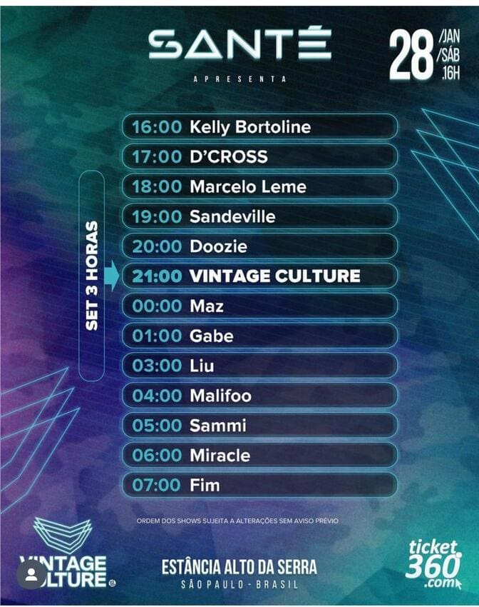 programação sante