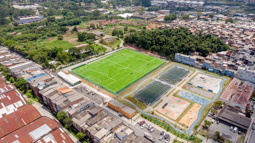 campo de futebol Batistini