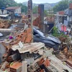 casas destruídas em São Sebastião