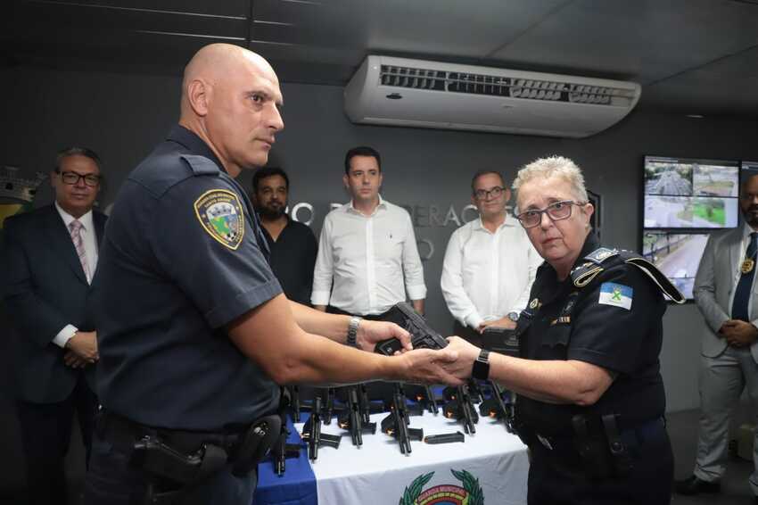 entrega de armas à GCM