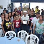 trabalhadores da cooperativa de reciclagem