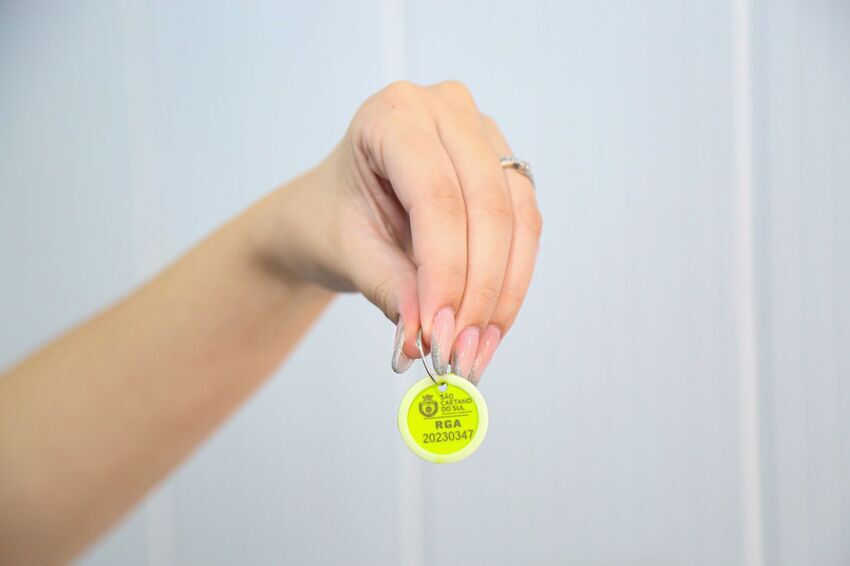 medalha com QR Code