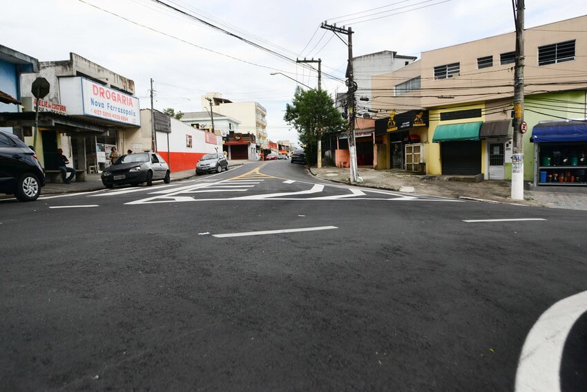 Asfalto Novo no Ferrazopolis