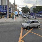 cruzamento da avenida Faria Lima com a rua Frei Gaspar