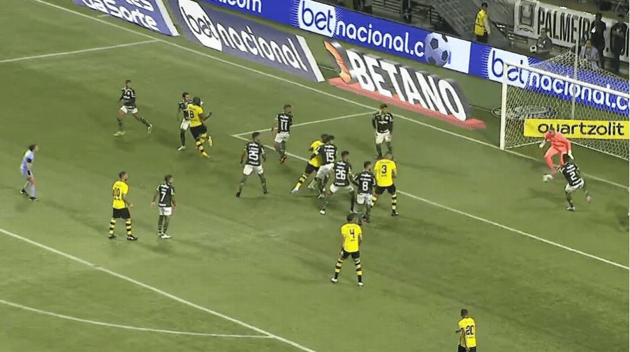 partida entre são bernardo e palmeiras