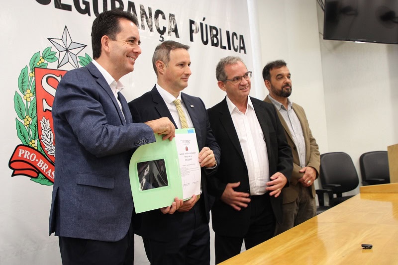 Derrite, Paulo Serra e Luiz Zacarias