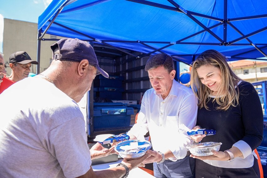 prefeito Orlando Morando e deputada Carla Morando