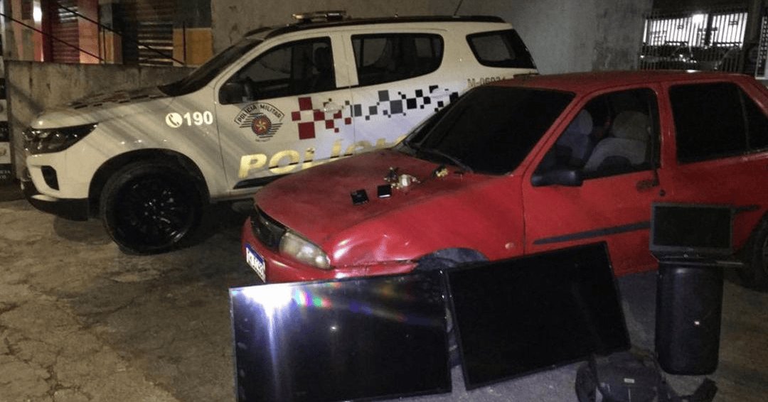 carro usado em roubo em São Bernardo