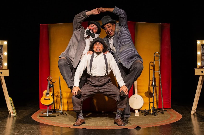 Espetáculo de circo-teatro em São Caetano