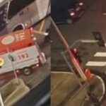 colisão de ambulância no corredor de ônibus de São Bernardo