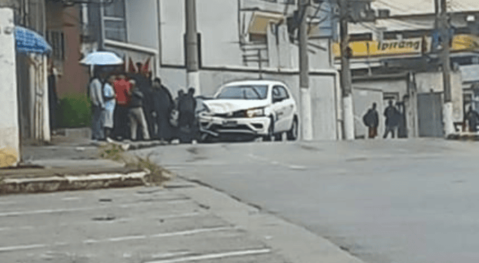 acidente na Antonio Piranga