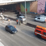 acidente na avenida Perimetral