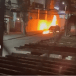 viatura incendiada