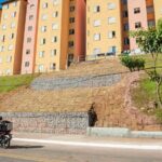 Obra de contenção no conjunto Três Marias