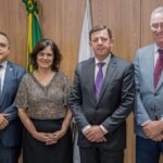 prefeito Orlando Morando e ministra Nisia Veronica
