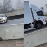 caminhão arrastado