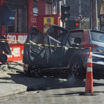 carro batido na avenida Sapopemba