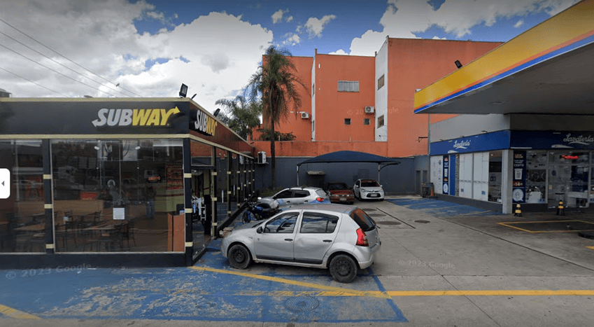fachada do Subway avenida dos estados