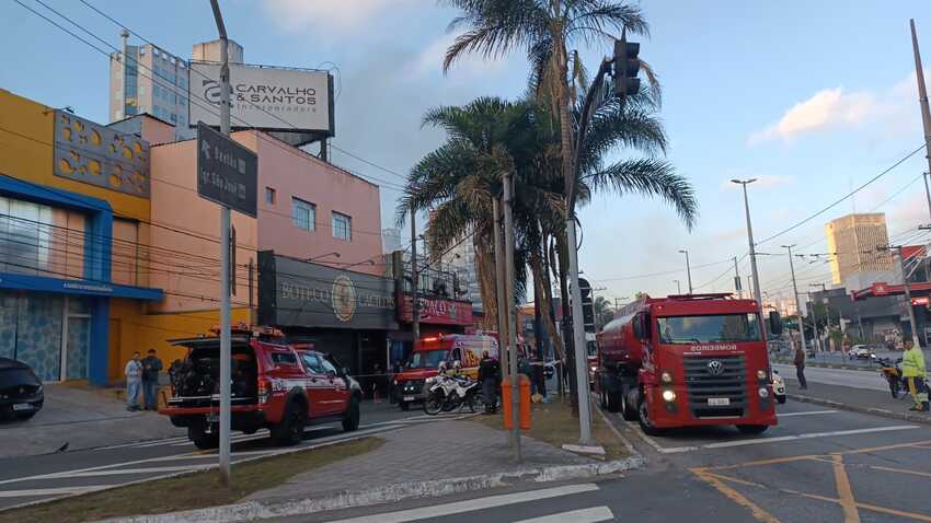 viaturas do Corpo de Bombeiros de São Bernardo