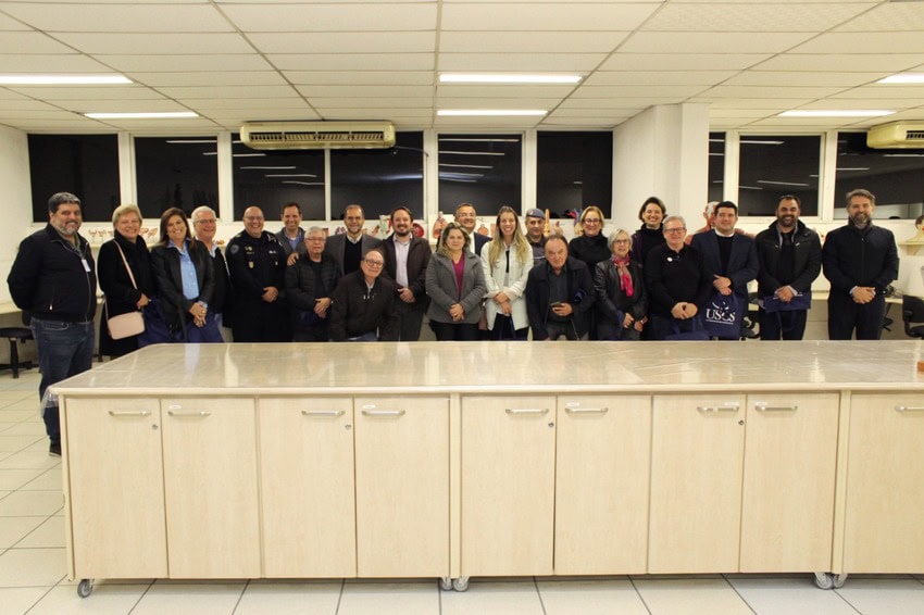 Lideranças de São Caetano durante encontra na USCS